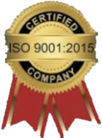 Certified ISO 9001:2015 company