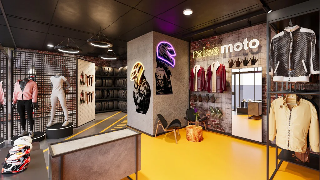 Reise Moto interior project in Kerala