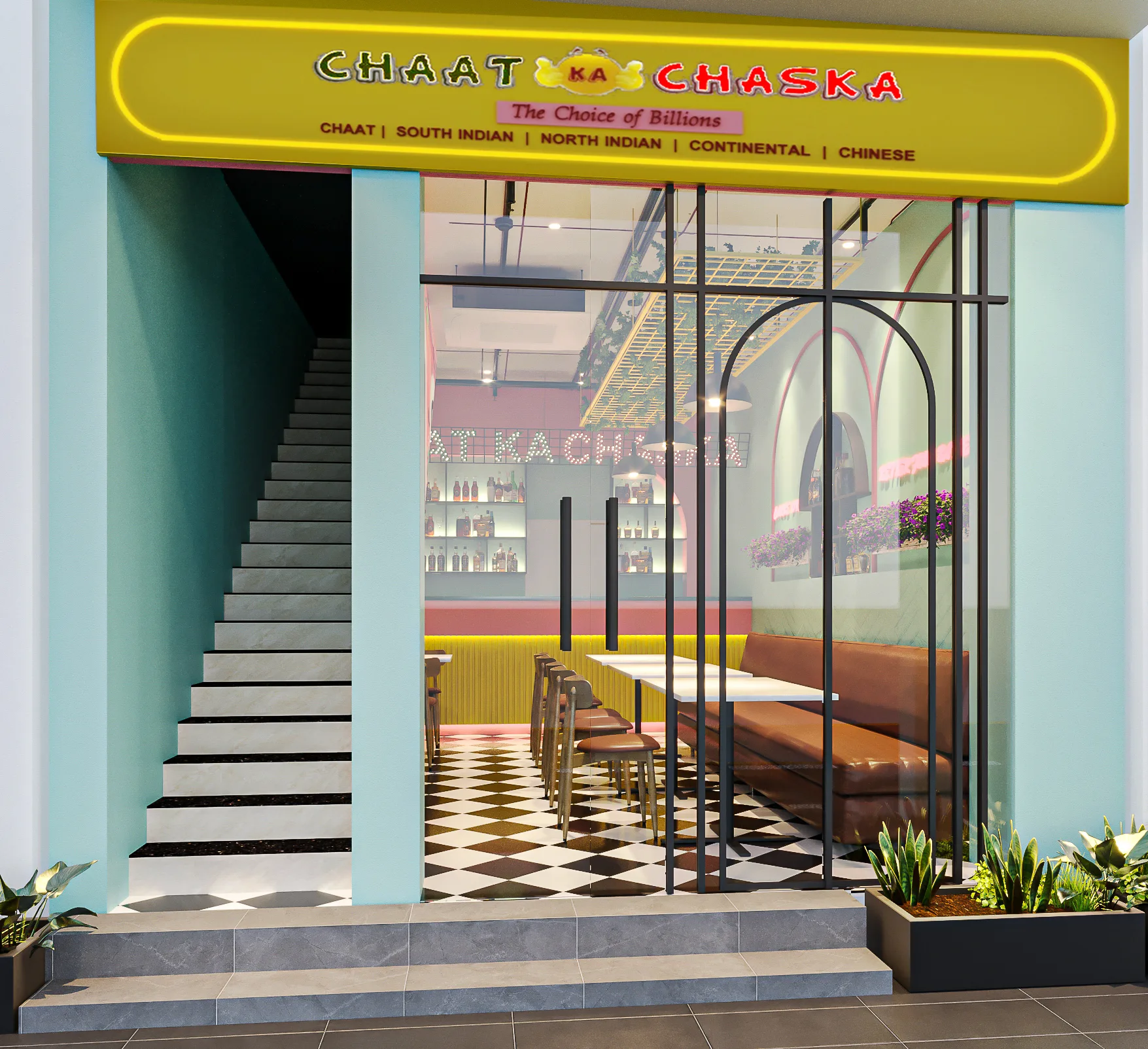 Chaat ka chaska interior
