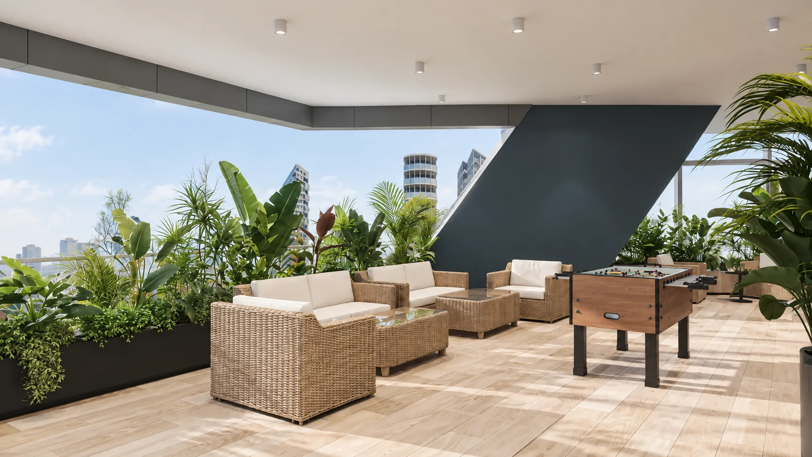 DXC interior project in Mumbai