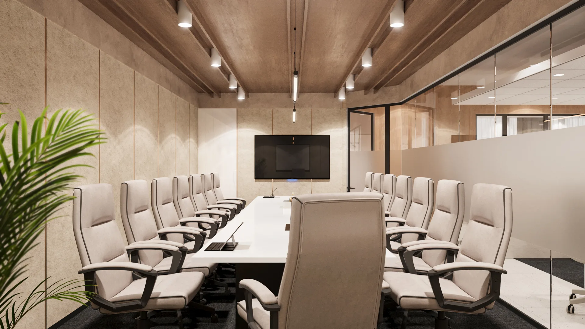 Workspace designed by Greystone Infra