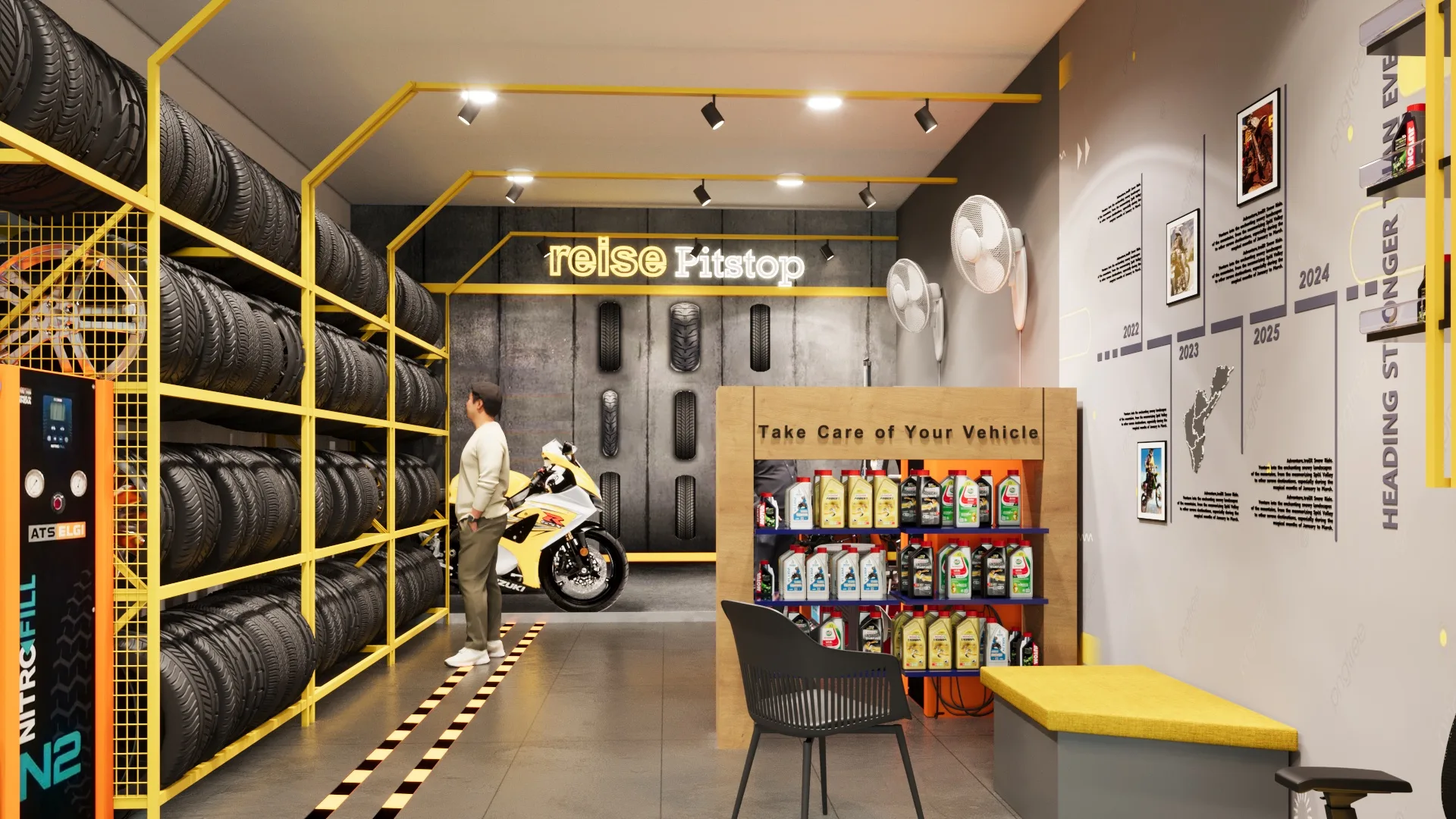REISE MOTO interior
