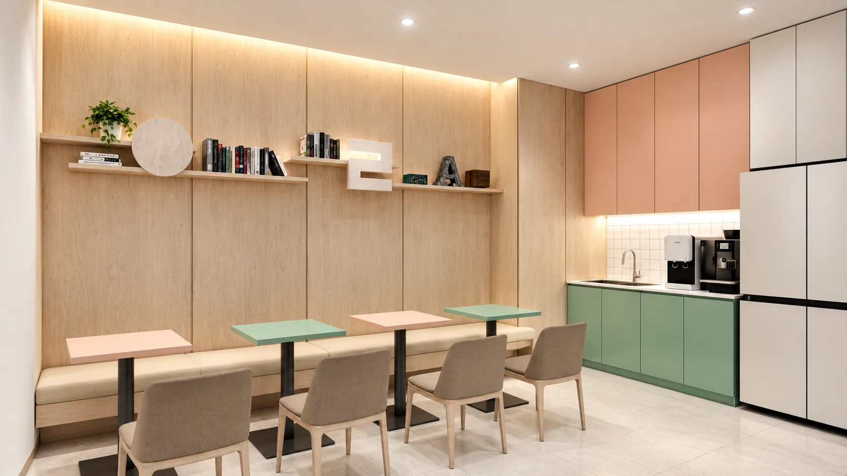 woori bank interior